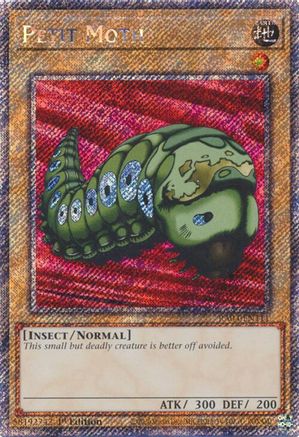 Petit Moth (Platinum Secret Rare) (RA04-EN111) - Quarter Century Stampede Platinum Secret Rare 1st Edition
