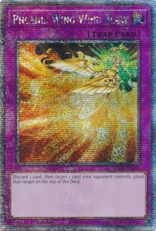 Phoenix Wing Wind Blast (Quarter Century Secret Rare) (RA03-EN149) - Quarter Century Bonanza Quarter Century Secret Rare 1st Edition