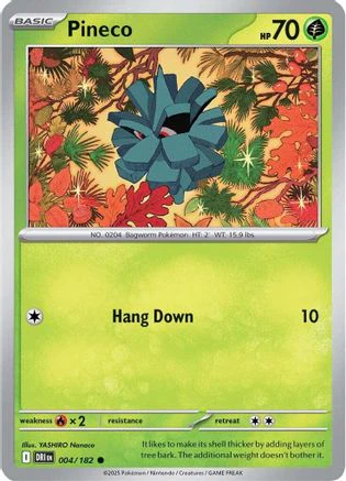 Pineco - 004/182 - Common Reverse Holo