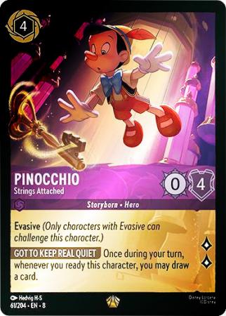 Pinocchio - Strings Attached - 061/204 - Legendary Cold Foil