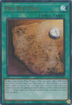 Piri Reis Map (MP25-EN290) - 2025 Mega-Pack Ultra Rare 1st Edition