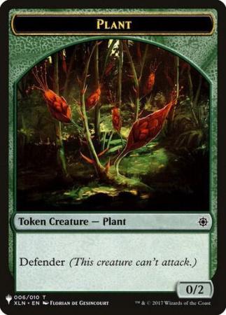 Plant // Emblem - Chandra, Roaring Flame Double-Sided Token - 6 // 14