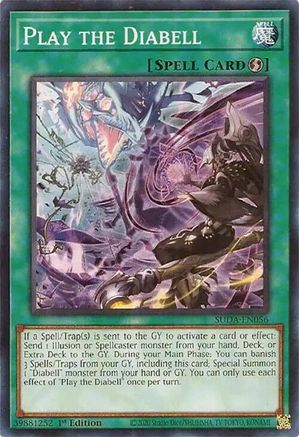 Play the Diabell (SUDA-EN056) - Supreme Darkness Common / Short Print 1st Edition