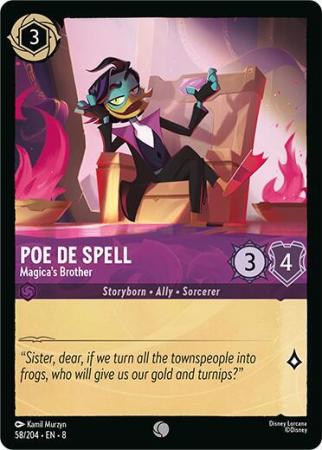 Poe De Spell - Magica's Brother - 058/204 - Common