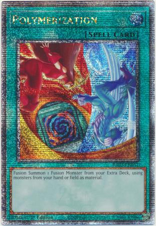 Polymerization (A) (Alternate Art) (Quarter Century Secret Rare) (RA03-EN051) - Quarter Century Bonanza Quarter Century Secret Rare 1st Edition