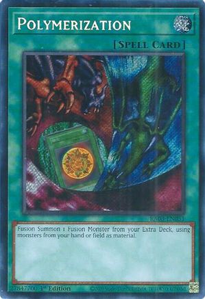 Polymerization (A) (Alternate Art) (Secret Rare) (RA03-EN051) - Quarter Century Bonanza Secret Rare 1st Edition