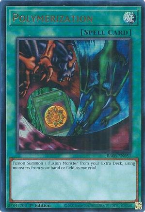 Polymerization (A) (Alternate Art) (UR) (RA03-EN051) - Quarter Century Bonanza Ultra Rare 1st Edition