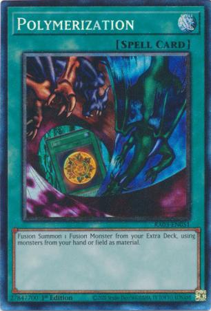 Polymerization (B) (HERO Art) (PCR) (RA03-EN051) - Quarter Century Bonanza Prismatic Collector's Rare 1st Edition