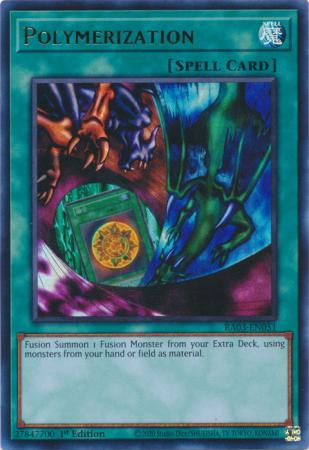 Polymerization (B) (HERO Art) (UR) (RA03-EN051) - Quarter Century Bonanza Ultra Rare 1st Edition