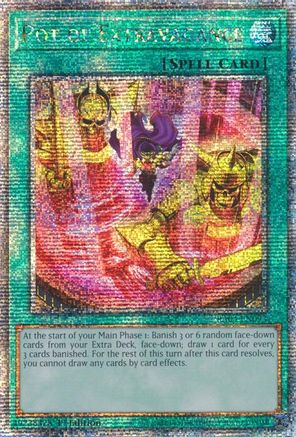 Pot of Extravagance (New Art) (Quarter Century Secret Rare) (RA04-EN093) - Quarter Century Stampede Quarter Century Secret Rare 1st Edition