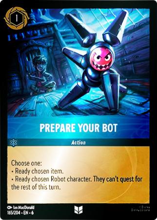 Prepare Your Bot - 165/204 - Uncommon Cold Foil
