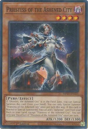 Priestess of the Ashened City (MP25-EN335) - 2025 Mega-Pack Common / Short Print 1st Edition