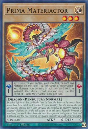 Prima Materiactor (ALIN-EN021) - Alliance Insight Common / Short Print 1st Edition