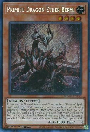 Primite Dragon Ether Beryl (BLMM-EN130) - Battles of Legend: Monster Mayhem Secret Rare 1st Edition