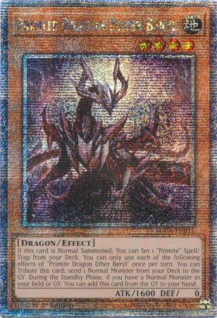 Primite Dragon Ether Beryl (Quarter Century Secret Rare) (SUDA-EN015) - Supreme Darkness Quarter Century Secret Rare 1st Edition