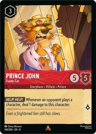 Prince John - Fraidy-Cat - 146/204 - Rare