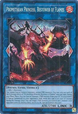 Promethean Princess, Bestower of Flames (RA03-EN050) - Quarter Century Bonanza Super Rare 1st Edition