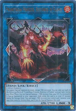 Promethean Princess, Bestower of Flames (UR) (RA03-EN050) - Quarter Century Bonanza Ultra Rare 1st Edition