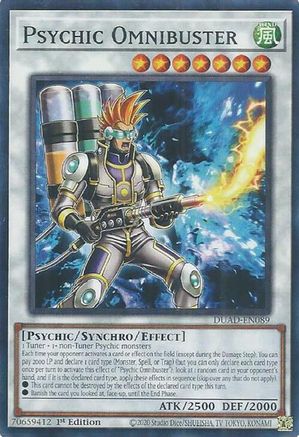 Psychic Omnibuster (DUAD-EN089) - Duelist's Advance Common / Short Print 1st Edition