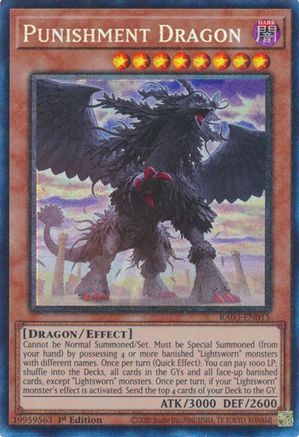Punishment Dragon (PCR) (RA03-EN015) - Quarter Century Bonanza Prismatic Collector's Rare 1st Edition