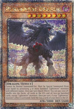 Punishment Dragon (Quarter Century Secret Rare) (RA03-EN015) - Quarter Century Bonanza Quarter Century Secret Rare 1st Edition
