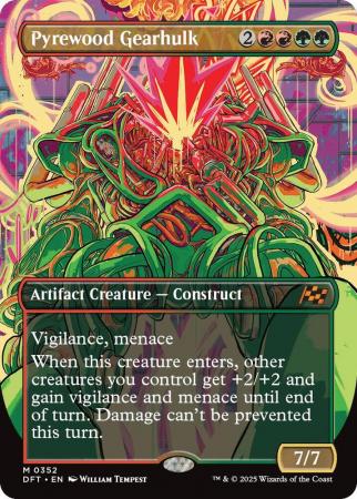 Pyrewood Gearhulk (Borderless) - 0352