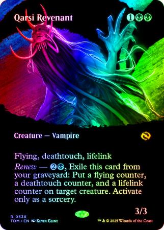 Qarsi Revenant (Borderless) - 0338 - Foil
