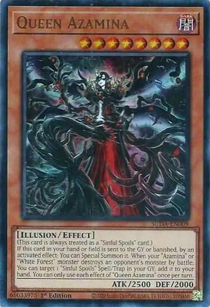 Queen Azamina (SUDA-EN009) - Supreme Darkness Ultra Rare 1st Edition