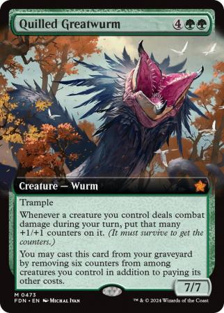 Quilled Greatwurm (Extended Art) - 0473