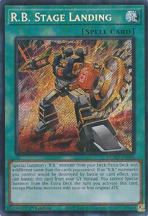 R.B. Stage Landing (DUAD-EN096) - Duelist's Advance Secret Rare 1st Edition