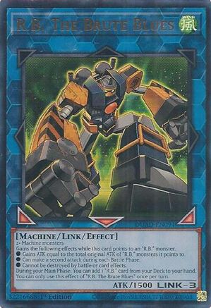 R.B. The Brute Blues (DUAD-EN094) - Duelist's Advance Ultra Rare 1st Edition