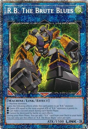 R.B. The Brute Blues (Starlight Rare) (DUAD-EN094) - Duelist's Advance Starlight Rare 1st Edition