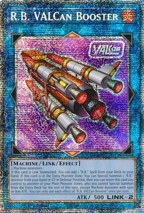R.B. VALCan Booster (Starlight Rare) (DUAD-EN093) - Duelist's Advance Starlight Rare 1st Edition