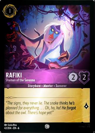 Rafiki - Shaman of the Savanna - 42/204 - Common Cold Foil