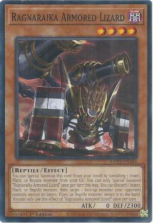 Ragnaraika Armored Lizard (MP25-EN344) - 2025 Mega-Pack Common / Short Print 1st Edition