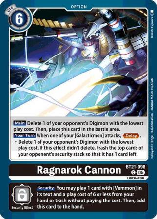 Ragnarok Cannon - BT21-098 C - Common