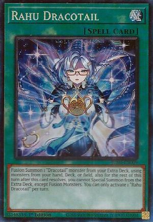 Rahu Dracotail (CR) (JUSH-EN009) - Justice Hunters Collector's Rare 1st Edition