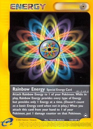 Rainbow Energy - 144/147 - Rare Reverse Holo