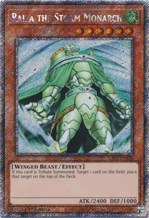 Raiza the Storm Monarch (Platinum Secret Rare) (RA03-EN180) - Quarter Century Bonanza Platinum Secret Rare 1st Edition