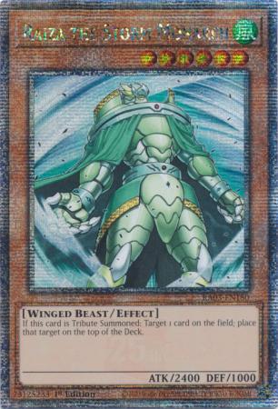 Raiza the Storm Monarch (Quarter Century Secret Rare) (RA03-EN180) - Quarter Century Bonanza Quarter Century Secret Rare 1st Edition