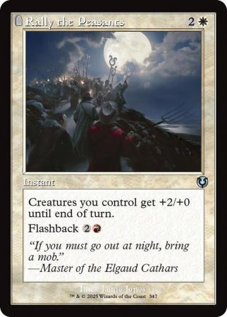 Rally the Peasants (Retro Frame) - 0347