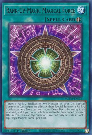 Rank-Up-Magic Magical Force (MZTM-EN056) - Maze of the Master Rare 1st Edition