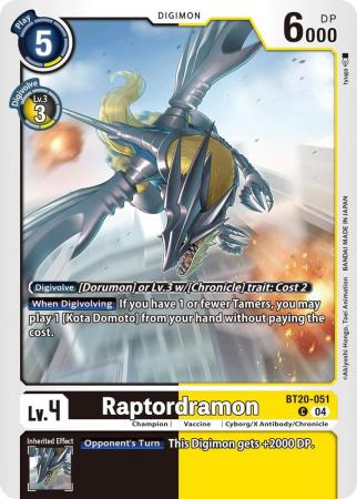Raptordramon - BT20-051 C - Common