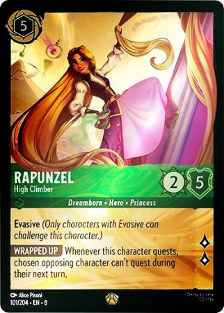 Rapunzel - High Climber - 101/204 - Legendary Cold Foil