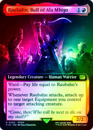 Raubahn, Bull of Ala Mhigo (Extended Art) - 0465 - Foil