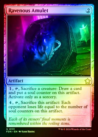 Ravenous Amulet - 0131 - Foil