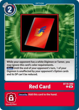 Red Card - BT19-089 C - Common
