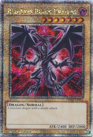 Red-Eyes Black Dragon (Quarter Century Secret Rare) (RA03-EN081) - Quarter Century Bonanza Quarter Century Secret Rare 1st Edition
