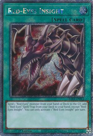 Red-Eyes Insight (Platinum Secret Rare) (RA03-EN061) - Quarter Century Bonanza Platinum Secret Rare 1st Edition