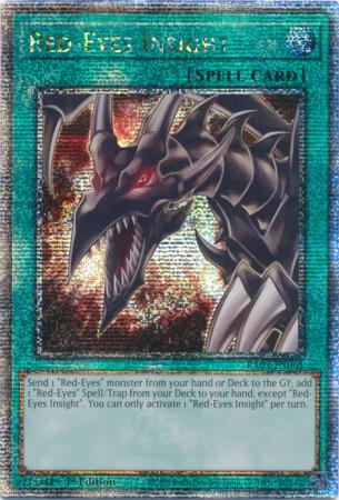 Red-Eyes Insight - RA03-EN061 - Quarter Century Secret Rare 1st Edition